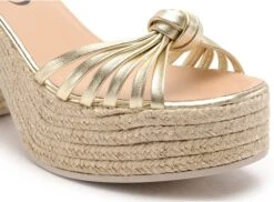 Gaimo Nu Pieds Talons Femme Melissa Or -REN Chaussures Magasin 2707101 6