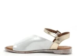 Lune Et L Autre Nu Pieds Plats Femme Sandra Blanc -REN Chaussures Magasin 2715503 3