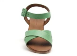 Lune Et L Autre Nu Pieds Plats Femme Colette Vert -REN Chaussures Magasin 2715601 4