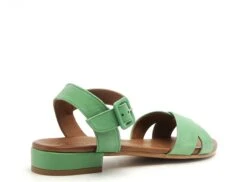 Lune Et L Autre Nu Pieds Plats Femme Colette Vert -REN Chaussures Magasin 2715601 5