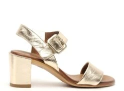 Lune Et L Autre Nu Pieds Talons Femme Corsica Or