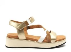 Fugitive Nu Pieds Talons Femme Kiry Or