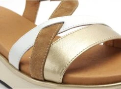 Fugitive Nu Pieds Talons Femme Kiry Or -REN Chaussures Magasin 2717601 6