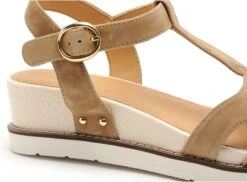 Fugitive Nu Pieds Talons Femme Bilisa Beige -REN Chaussures Magasin 2717901 6