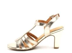 Fugitive Nu Pieds Talons Femme Soana Or -REN Chaussures Magasin 2718401 3