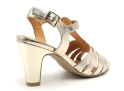 Fugitive Nu Pieds Talons Femme Soana Or -REN Chaussures Magasin 2718401 5