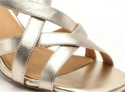 Fugitive Nu Pieds Talons Femme Imouv Or -REN Chaussures Magasin 2718601 6