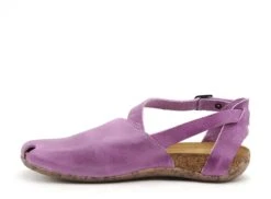 Loints Nu Pieds Plats Femme 31203 Violet -REN Chaussures Magasin 2719901 3