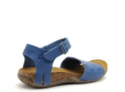 Loints Nu Pieds Plats Femme 31304 Bleu -REN Chaussures Magasin 2720001 5