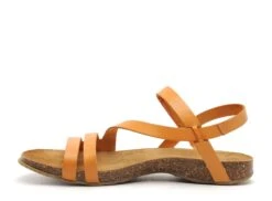 Spike Nu Pieds Plats Femme 143 Orange -REN Chaussures Magasin 2723102 3