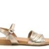 Coco Abricot Nu Pieds Plats Femme Mijoux Bronze