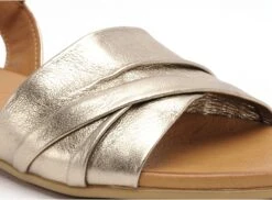 Coco Abricot Nu Pieds Plats Femme Mijoux Bronze -REN Chaussures Magasin 2723701 6