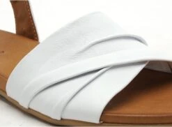 Coco Abricot Nu Pieds Plats Femme Mijoux Blanc -REN Chaussures Magasin 2723702 6