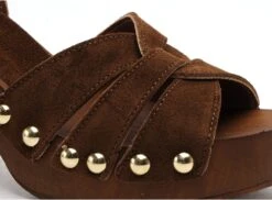 Coco Abricot Nu Pieds Talons Femme Syan Marron 11 Coco Abricot Nu Pieds Talons Femme Syan Marron -REN Chaussures Magasin 2723901 6