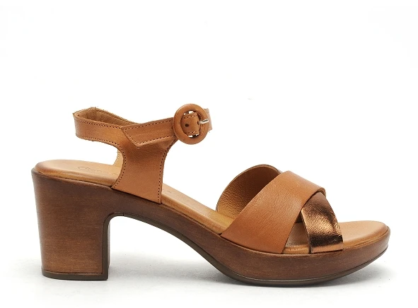 Coco Abricot Nu Pieds Talons Femme Minvershein Marron 1 Coco Abricot Nu Pieds Talons Femme Minvershein Marron