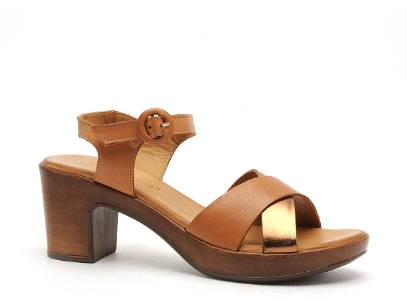 Coco Abricot Nu Pieds Talons Femme Minvershein Marron 2 Coco Abricot Nu Pieds Talons Femme Minvershein Marron – Image 2