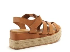 Coco Abricot Nu Pieds Talons Femme Millas Marron -REN Chaussures Magasin 2724601 5