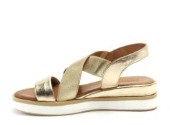 Inuovo Nu Pieds Plats Femme 113015 Or -REN Chaussures Magasin 2726801 3