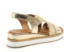 Inuovo Nu Pieds Plats Femme 113015 Or -REN Chaussures Magasin 2726801 5