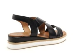 Inuovo Nu Pieds Plats Femme 113015 Noir -REN Chaussures Magasin 2726802 5