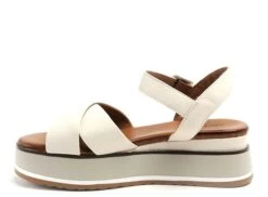 Inuovo Nu Pieds Plats Femme 983004 Blanc -REN Chaussures Magasin 2727001 3