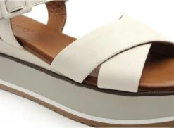 Inuovo Nu Pieds Plats Femme 983004 Blanc -REN Chaussures Magasin 2727001 6