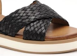 Inuovo Nu Pieds Plats Femme 113065 Noir -REN Chaussures Magasin 2727202 6