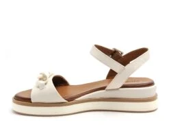 Inuovo Nu Pieds Plats Femme 113064 Blanc -REN Chaussures Magasin 2727301 3