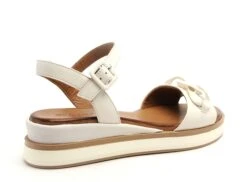 Inuovo Nu Pieds Plats Femme 113064 Blanc -REN Chaussures Magasin 2727301 5