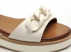 Inuovo Nu Pieds Plats Femme 113064 Blanc -REN Chaussures Magasin 2727301 6