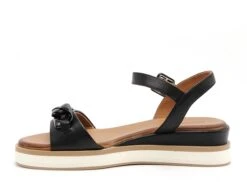 Inuovo Nu Pieds Plats Femme 113064 Noir -REN Chaussures Magasin 2727302 3