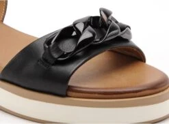 Inuovo Nu Pieds Plats Femme 113064 Noir -REN Chaussures Magasin 2727302 6