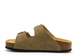 Plakton Mules Et Sabots Plats Femme Cp Beta Kaki -REN Chaussures Magasin 2733101 3