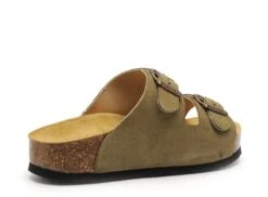 Plakton Mules Et Sabots Plats Femme Cp Beta Kaki -REN Chaussures Magasin 2733101 5