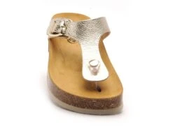 Plakton Mules Et Sabots Plats Femme Cp Bolero Or -REN Chaussures Magasin 2733701 4