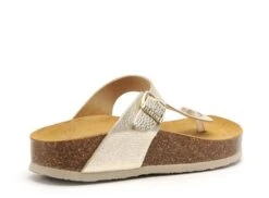 Plakton Mules Et Sabots Plats Femme Cp Bolero Or -REN Chaussures Magasin 2733701 5