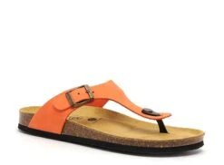 Plakton Mules Et Sabots Plats Femme Bolero Orange -REN Chaussures Magasin 2733903 2