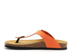 Plakton Mules Et Sabots Plats Femme Bolero Orange -REN Chaussures Magasin 2733903 3