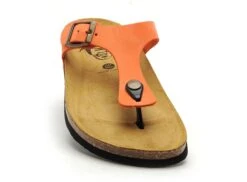 Plakton Mules Et Sabots Plats Femme Bolero Orange -REN Chaussures Magasin 2733903 4