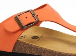 Plakton Mules Et Sabots Plats Femme Bolero Orange -REN Chaussures Magasin 2733903 6
