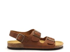 Plakton Nu Pieds Homme Baku Marron