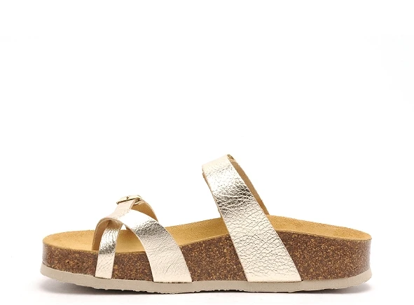 Plakton Mules Et Sabots Plats Femme Cp Bombay Or 3 Plakton Mules Et Sabots Plats Femme Cp Bombay Or – Image 3