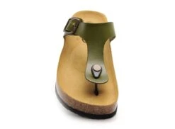 Plakton Mules Et Sabots Plats Femme Cp Bolero Vert -REN Chaussures Magasin 2734501 4