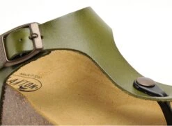 Plakton Mules Et Sabots Plats Femme Cp Bolero Vert -REN Chaussures Magasin 2734501 6