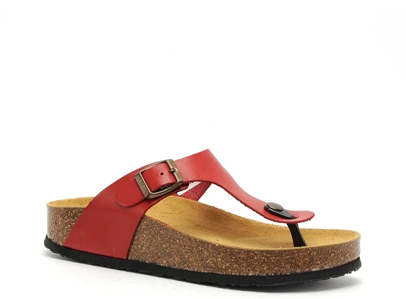 Plakton Mules Et Sabots Plats Femme Cp Bolero Rouge 2 Plakton Mules Et Sabots Plats Femme Cp Bolero Rouge – Image 2
