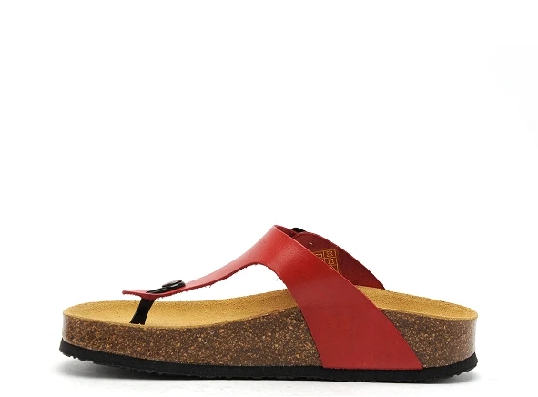 Plakton Mules Et Sabots Plats Femme Cp Bolero Rouge 3 Plakton Mules Et Sabots Plats Femme Cp Bolero Rouge – Image 3