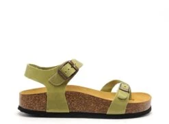 Plakton Nu Pieds Plats Femme Cp Zomba Vert