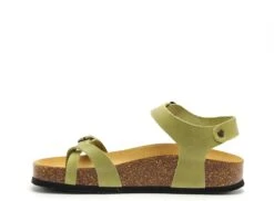 Plakton Nu Pieds Plats Femme Cp Zomba Vert -REN Chaussures Magasin 2734601 3