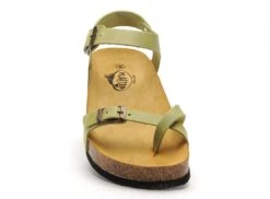 Plakton Nu Pieds Plats Femme Cp Zomba Vert -REN Chaussures Magasin 2734601 4