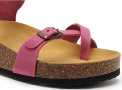 Plakton Nu Pieds Plats Femme Cp Zomba Rose -REN Chaussures Magasin 2734602 6